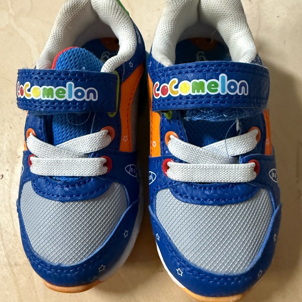 CoComelon Kids Blue and Orange Sneakers